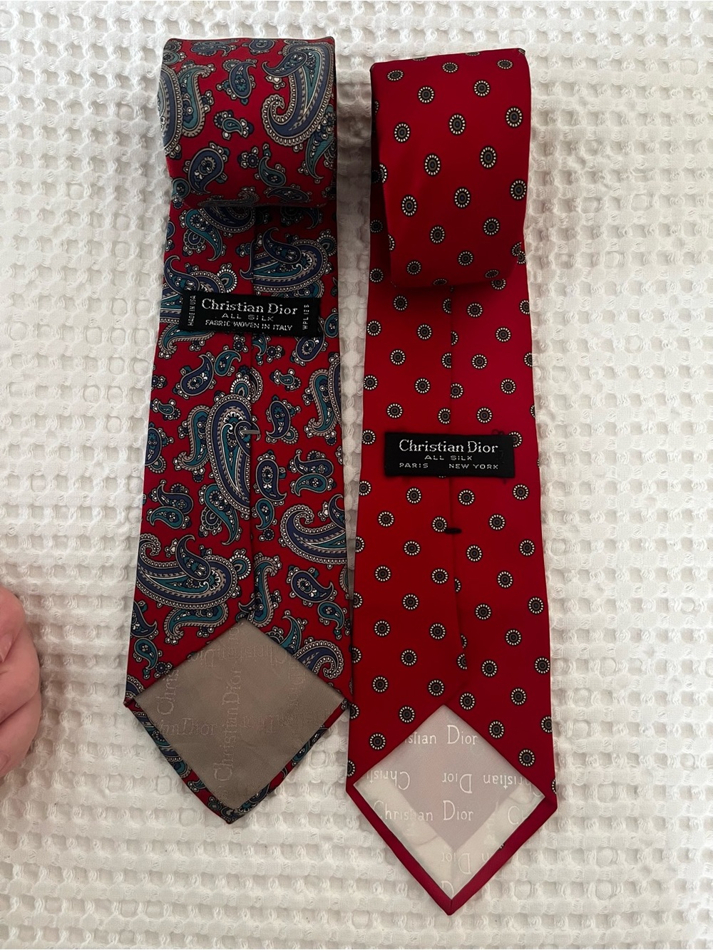 Vintage Christian Dior Sill Ties